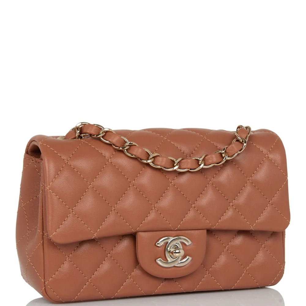 Chanel Mini Classic Flap - Caviar Leather - Caramel Gold hardware ((Searching))